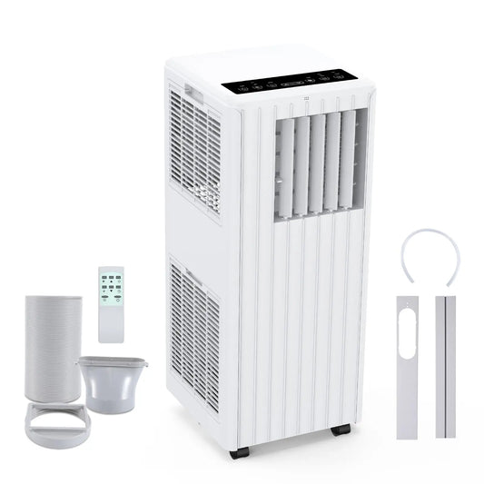 Portable Air Conditioner 9000 BTUs/H, Silent 3-in-1, Dehumidification 42 L/Day, Timer 24 H, Sleep Mode, Remote Control